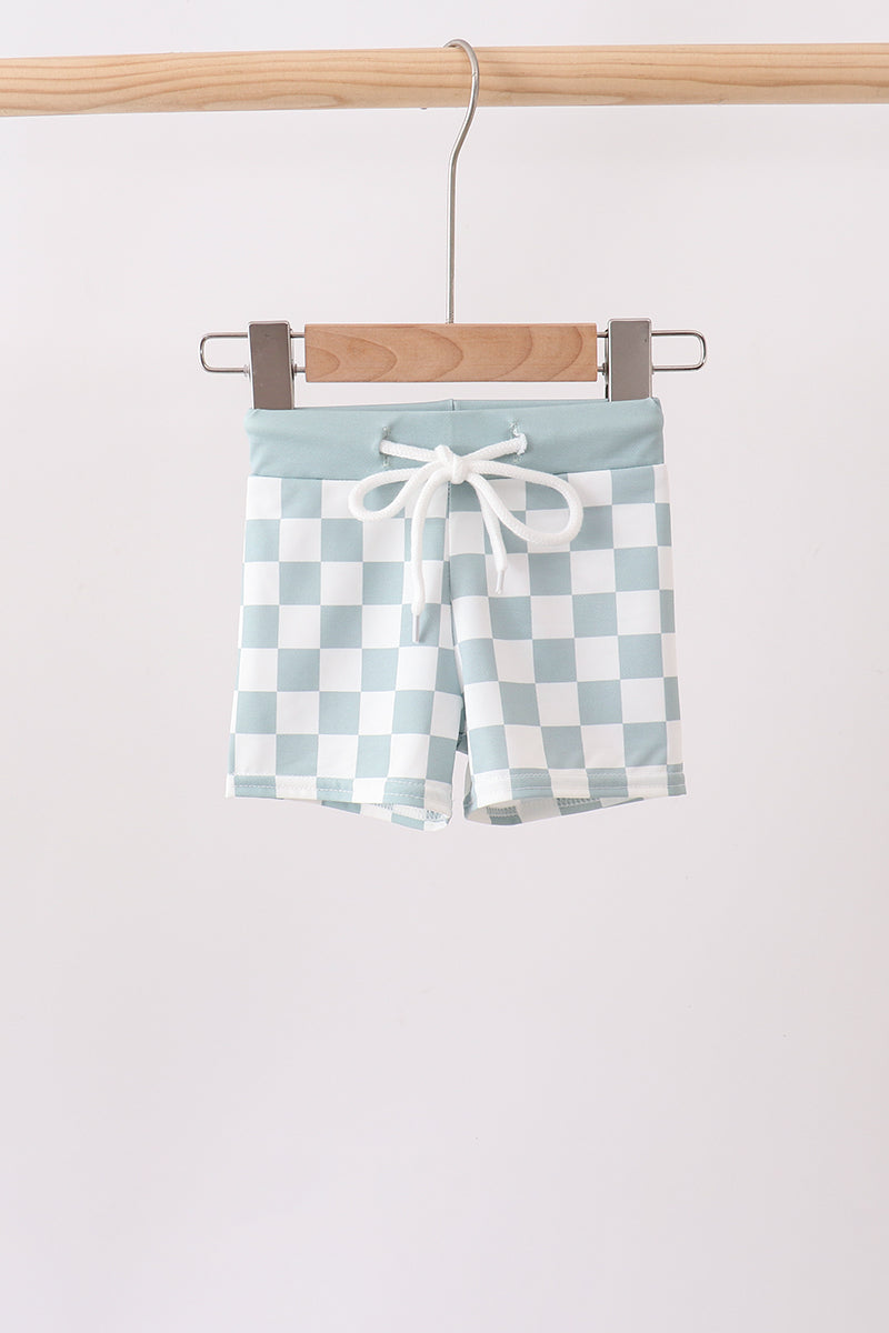 Sage Checker Swim trunks