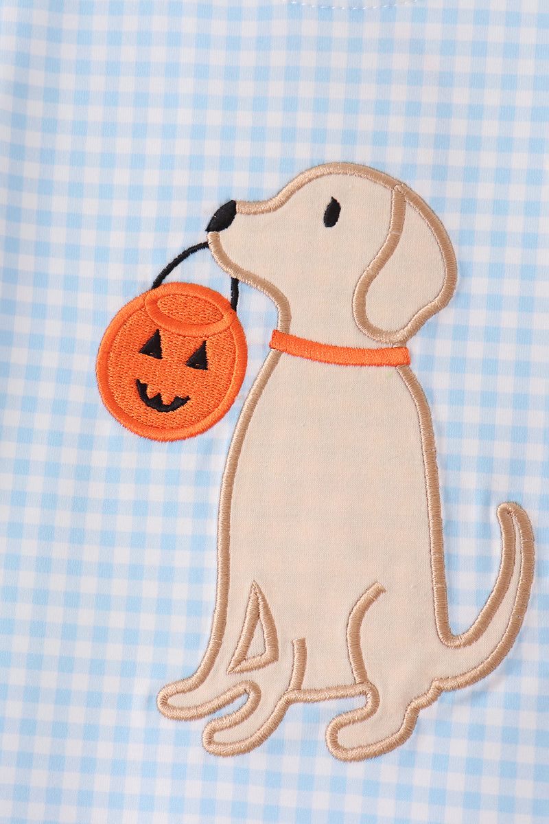 Blue Puppy Pumpkin