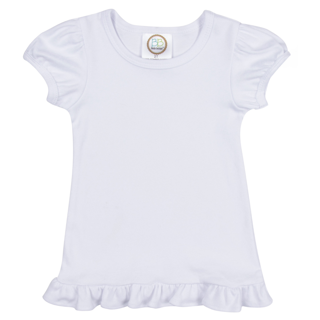 Back to school ruffle custom shirt