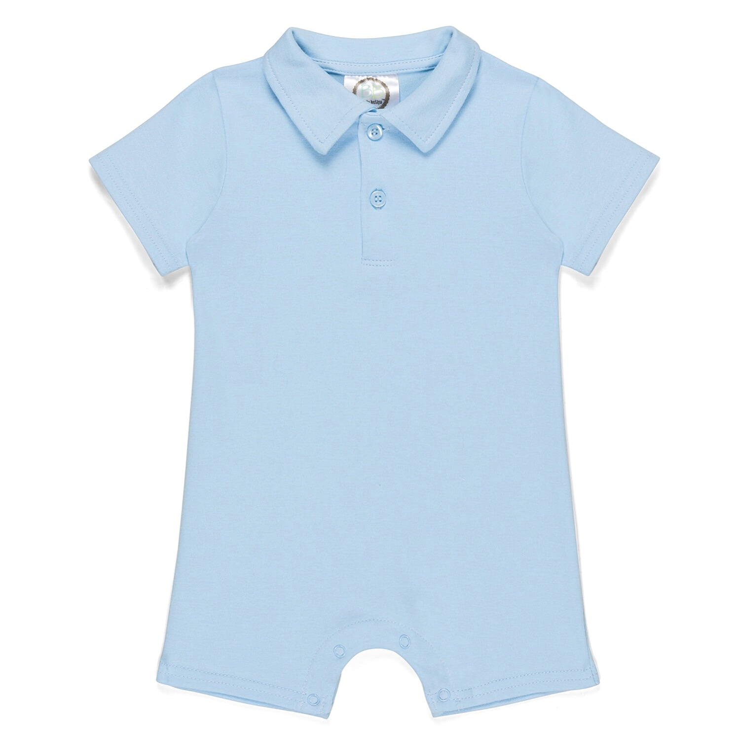 Blue Polo Romper