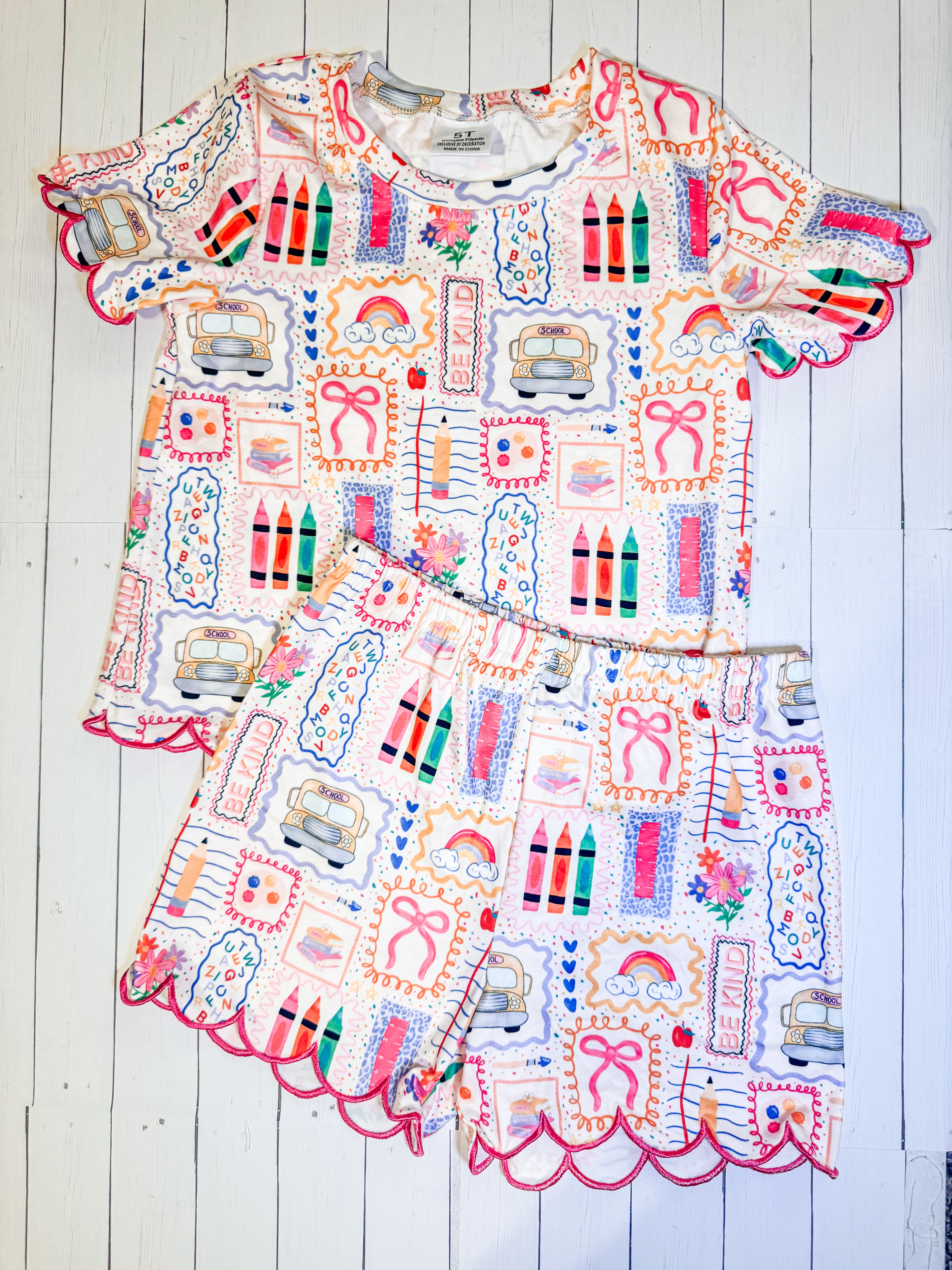 School Days Short Set