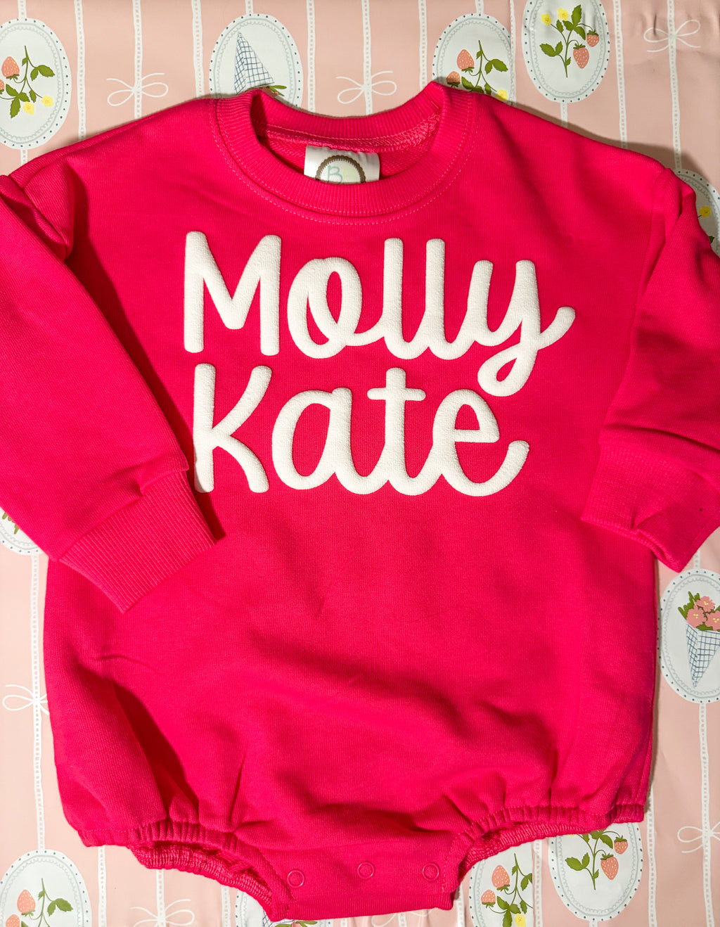 Personalized Puff Vinyl Sweatshirt