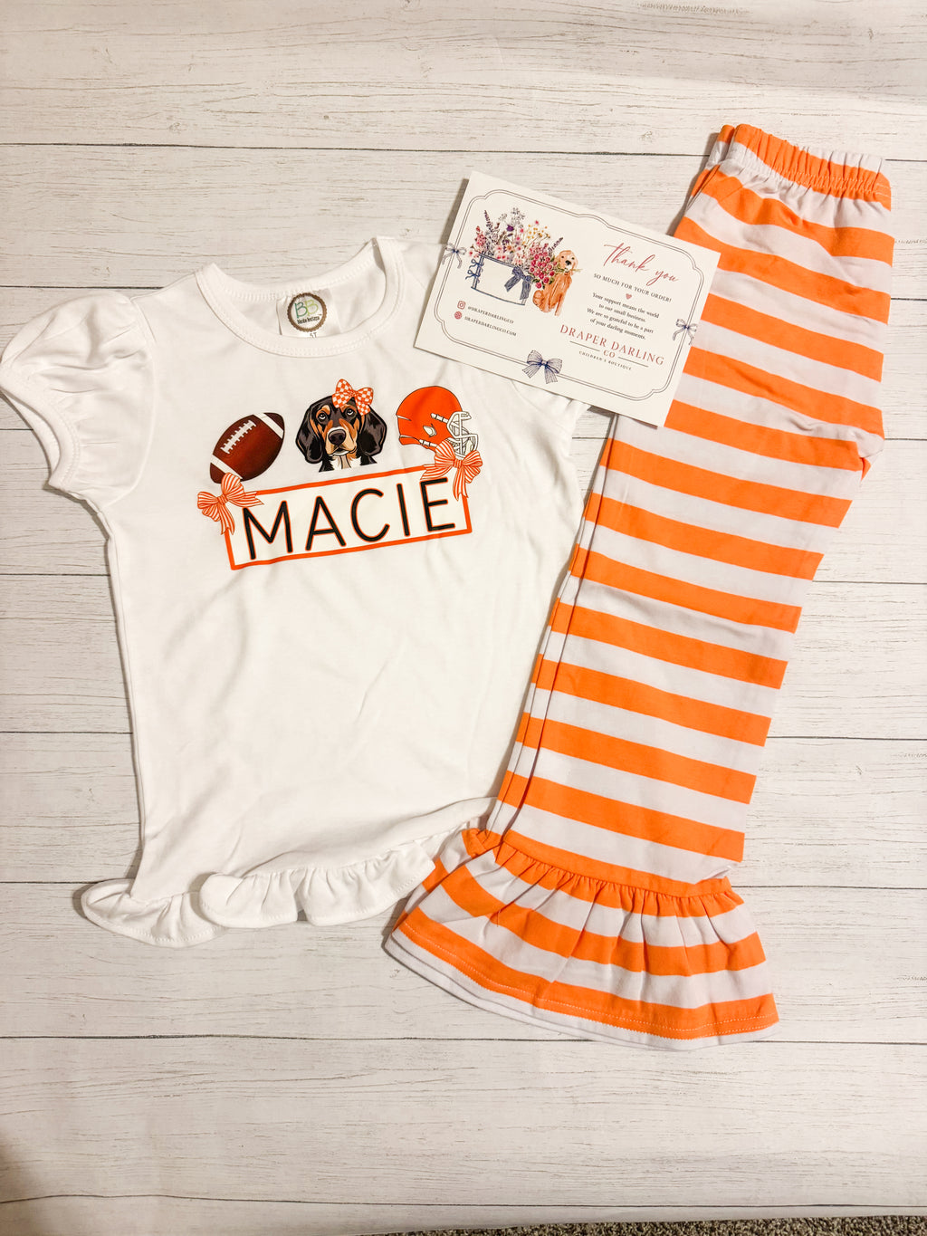 Vols Orange Striped Pants