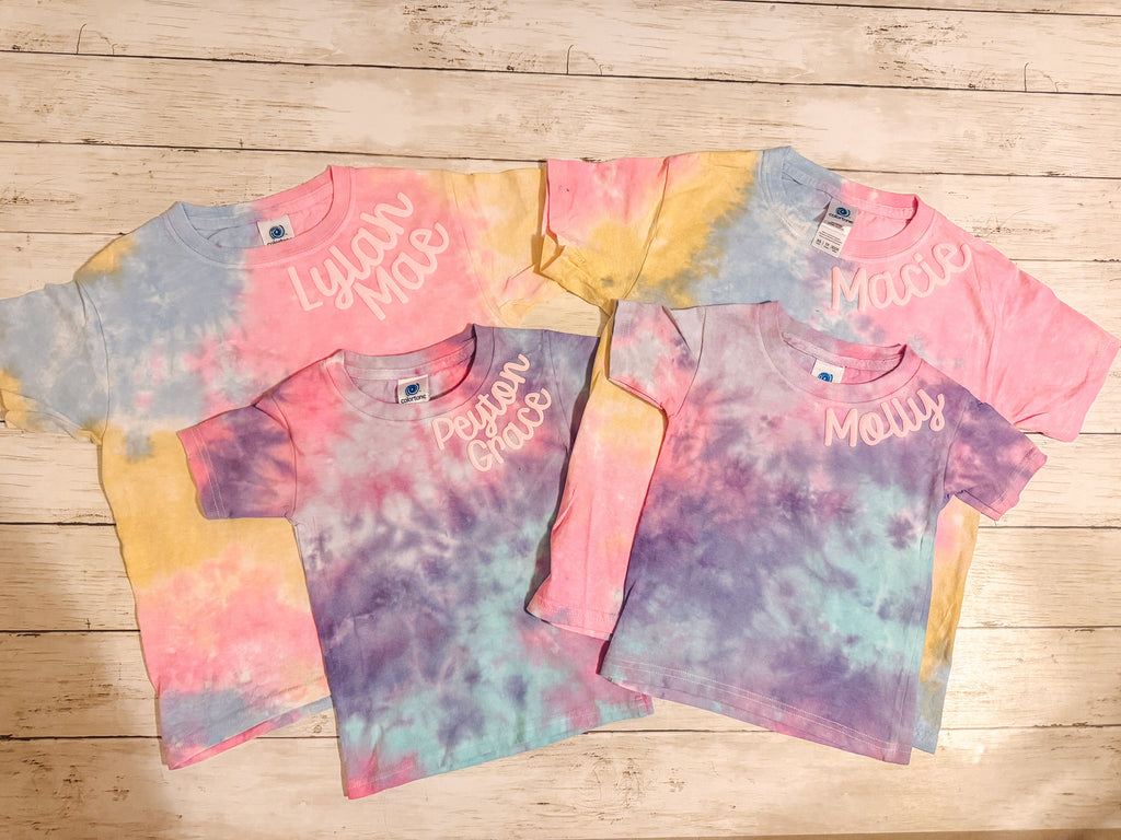 Tie Dye Puff Vinyl- Youth