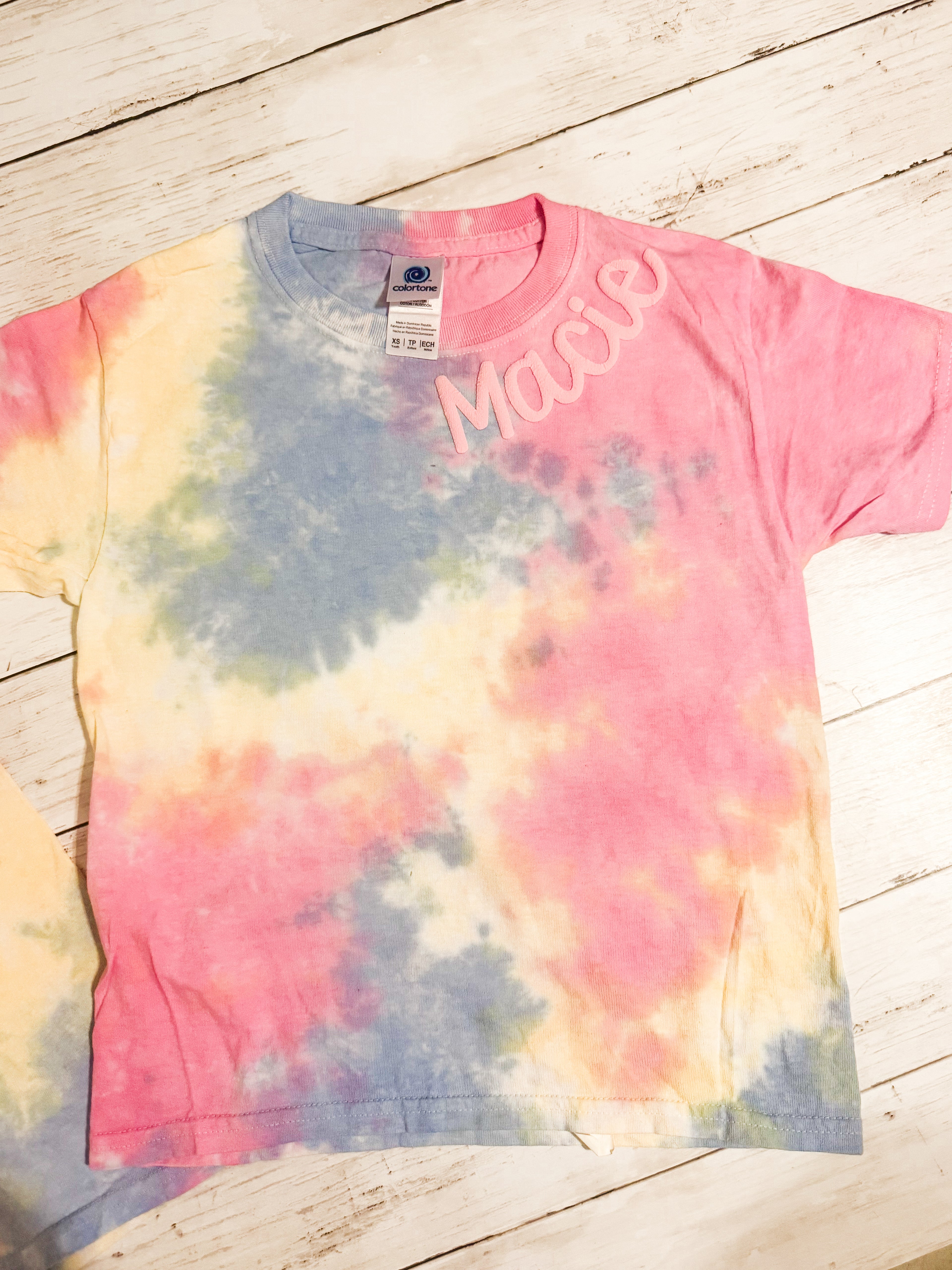 Tie Dye Puff Vinyl- Youth