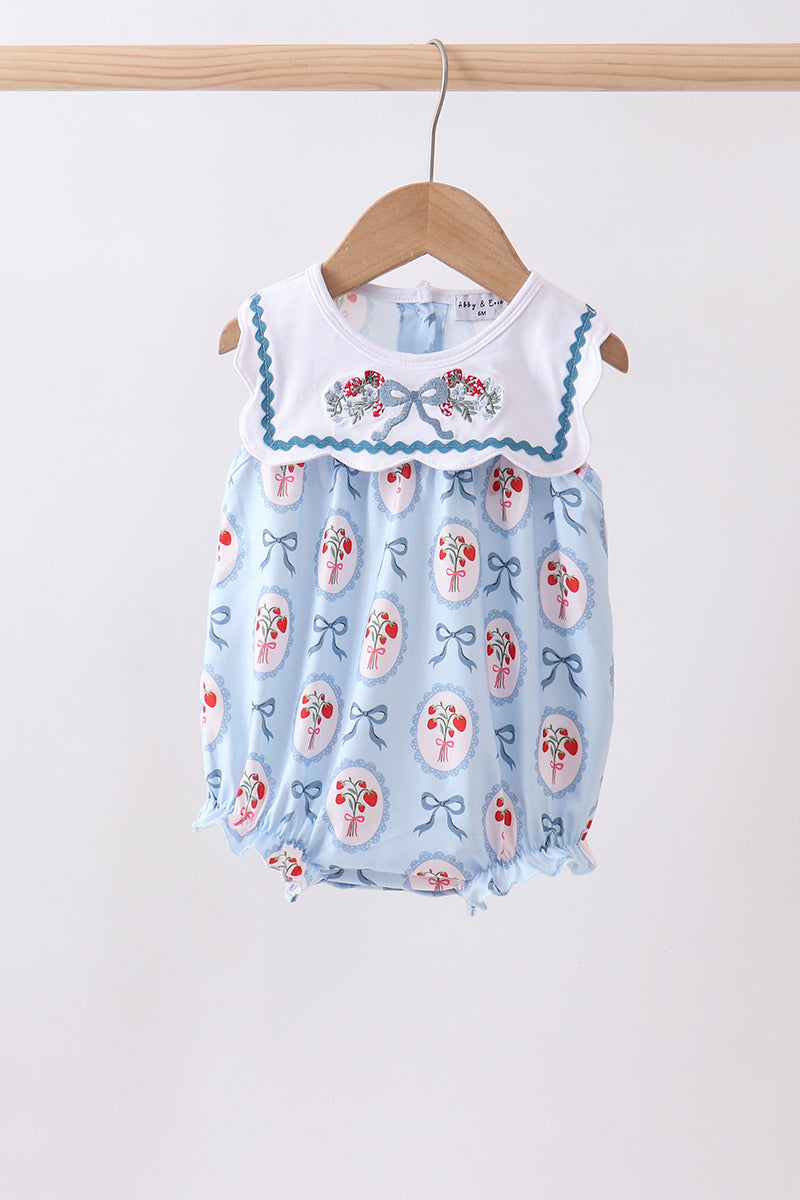 Blue Strawberry Bubble