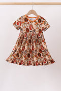 Orange Bamboo Pumpkin Princess Dress