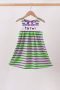 Purple Witch Striped Dress