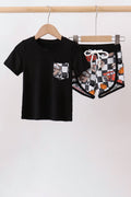 Black Cars pumpkin bamboo set