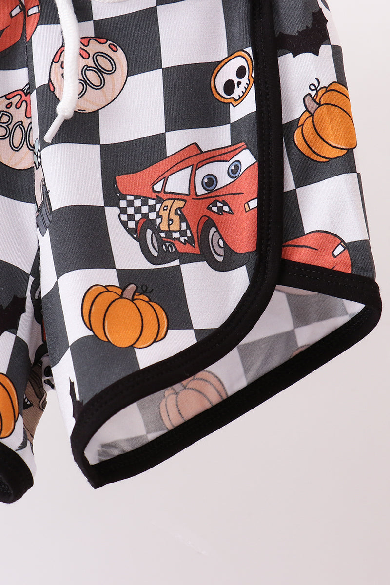 Black Cars pumpkin bamboo set