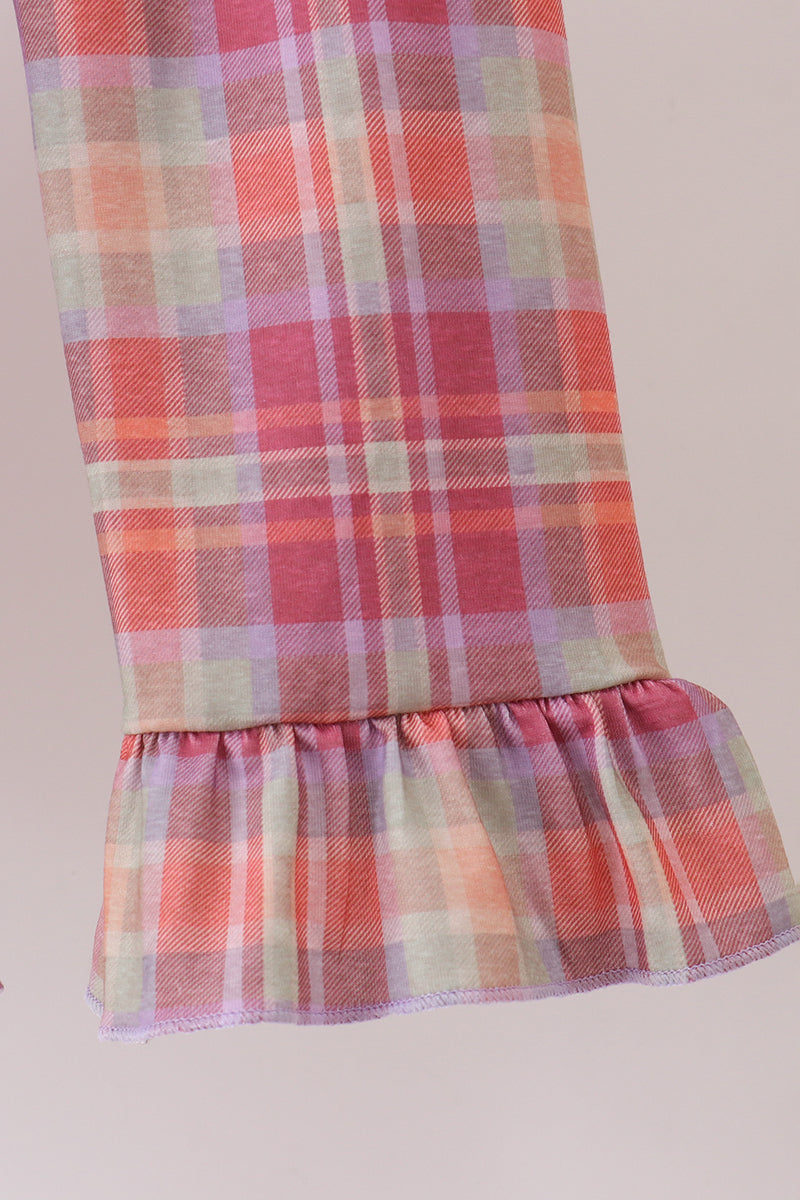 Carmel Pumpkin Plaid Set