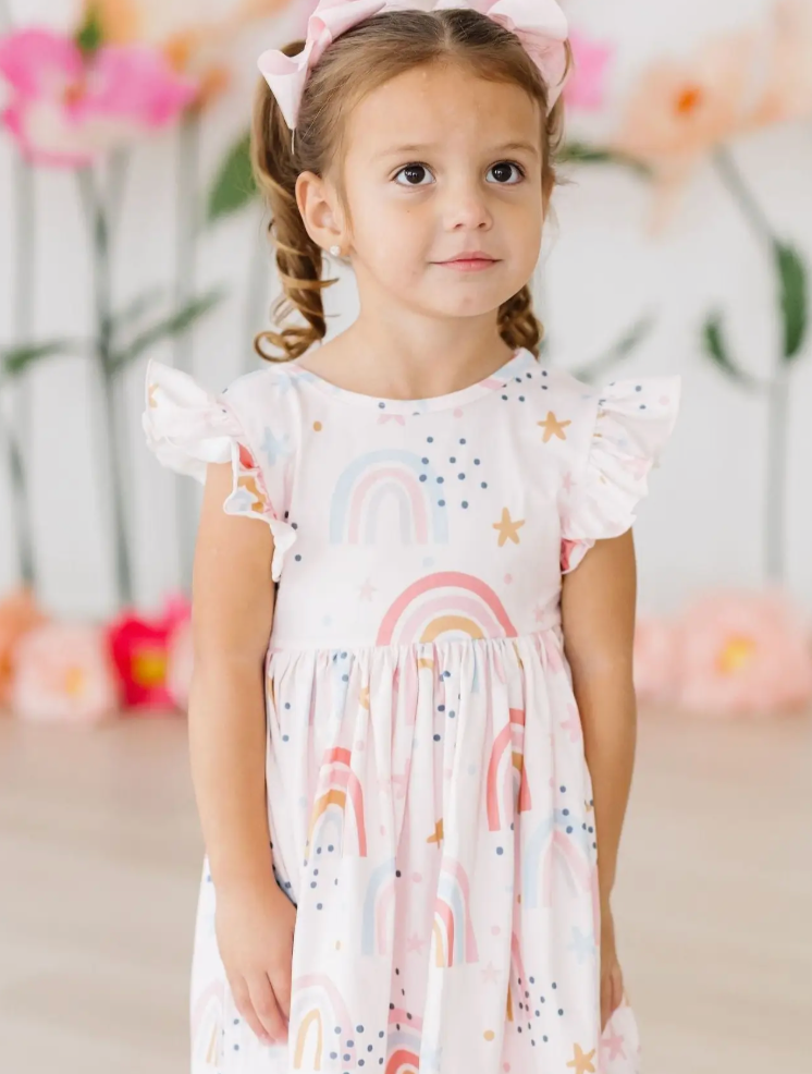 Over the rainbow twirl dress