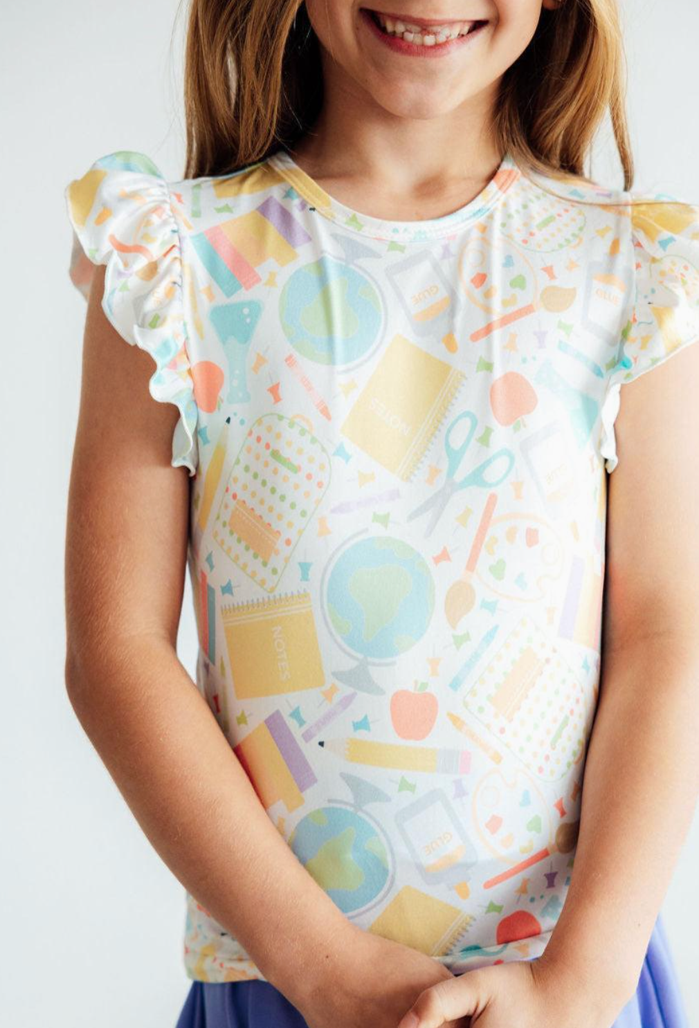 Campus Cutie Ruffle Shirt