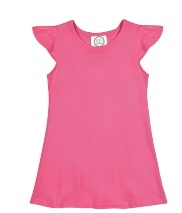 Custom design Flutter sleeve Dress
