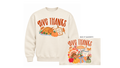Give Thanks adult sweatshirt- front and back