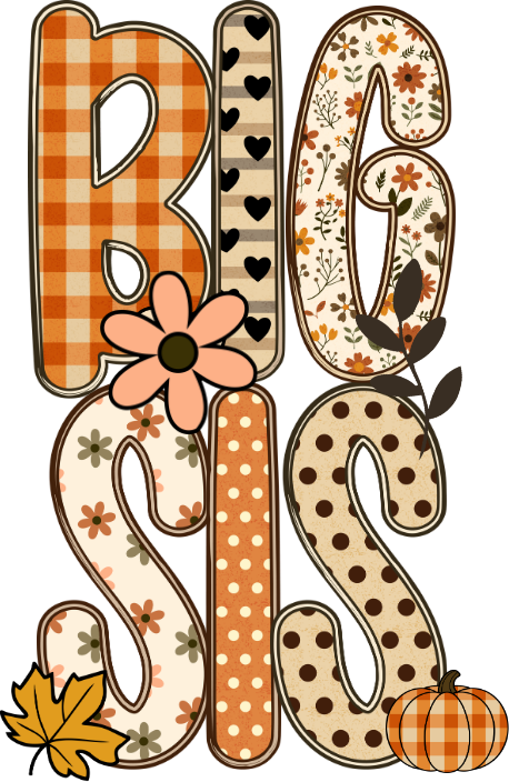 Fall letter design sweatshirt
