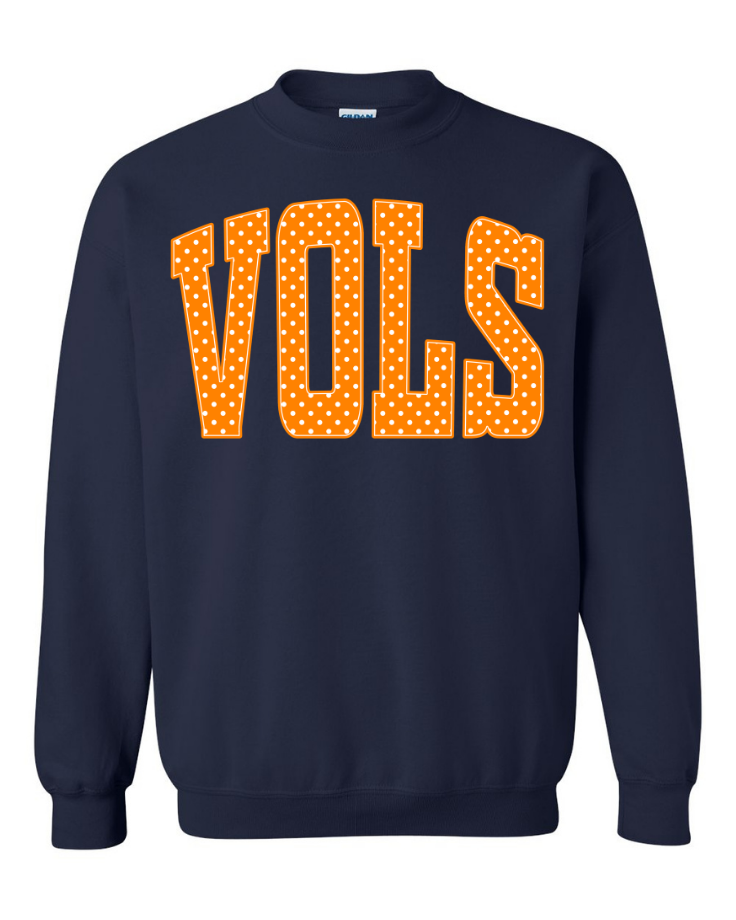 VOLS polka Dot Sweatshirt