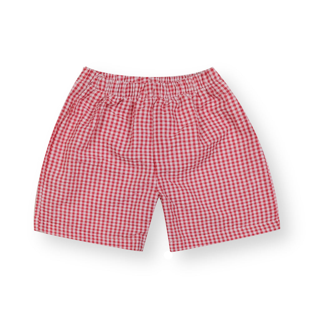 Red Gingham shorts
